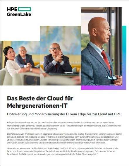 Das Beste der Cloud für Mehrgenerationen-IT