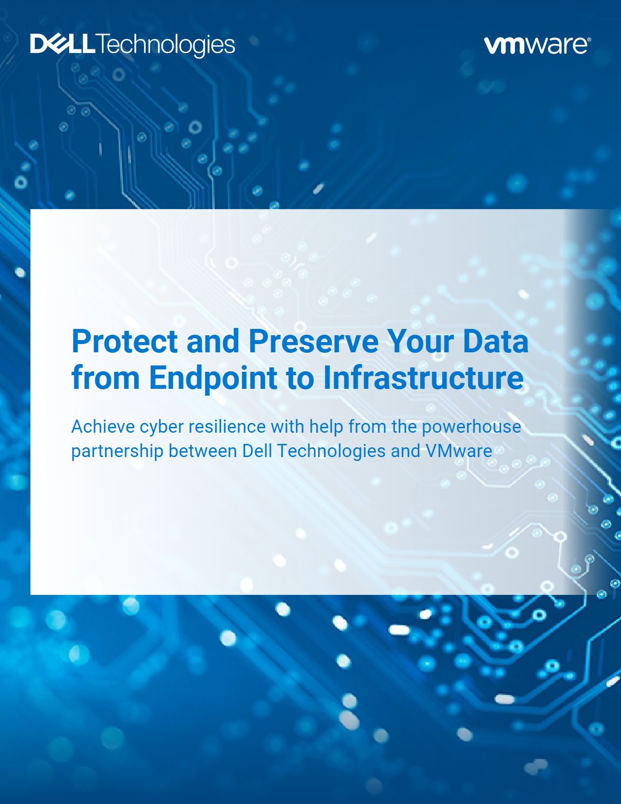 PROTECT AND PRESERVE YOUR DATA FROM ENDPOINT TO INFRASTRUCTURE